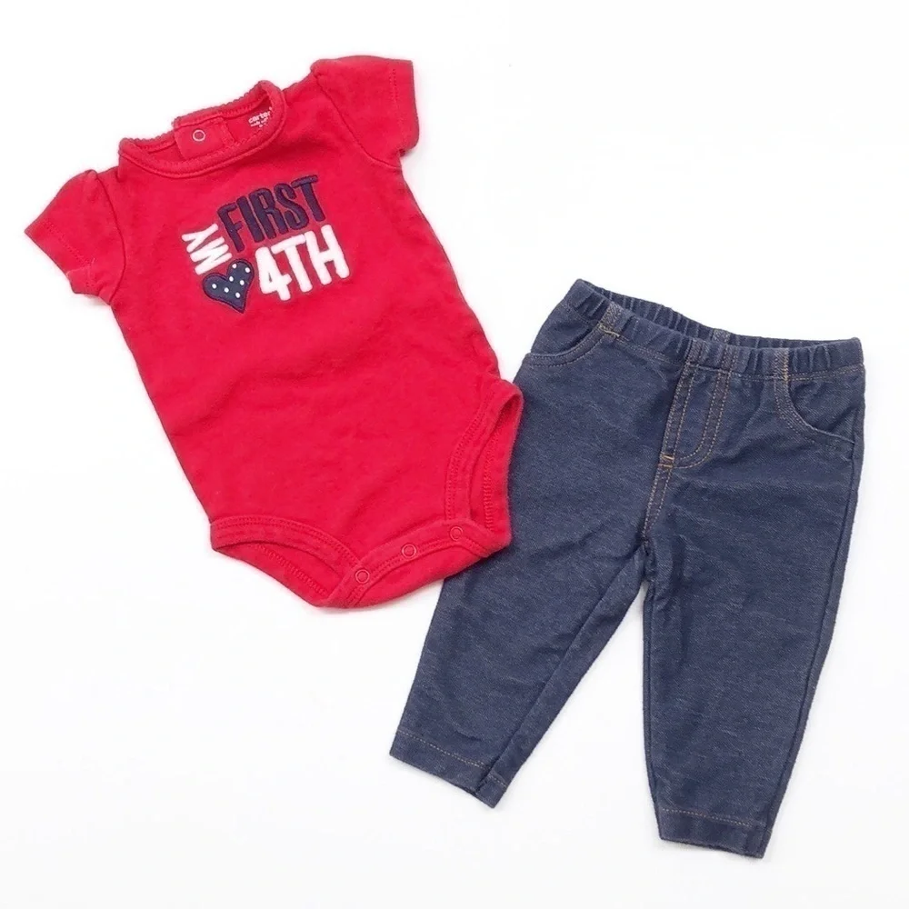 Carter's My First 4th of July baby outfit